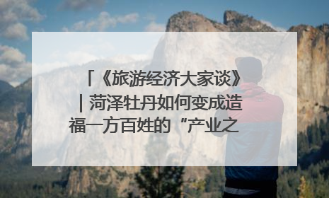 《旅游经济大家谈》｜菏泽牡丹如何变成造福一方百姓的“产业之花”“富民之花”？