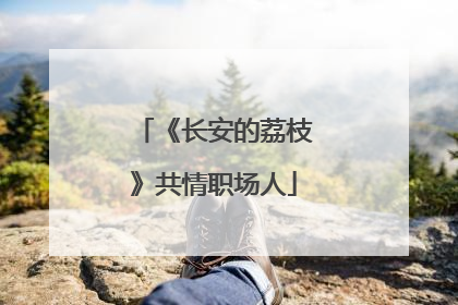 《长安的荔枝》共情职场人