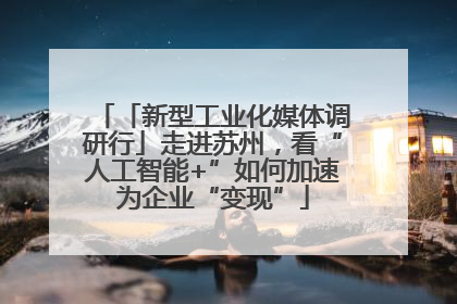 「新型工业化媒体调研行」走进苏州，看“人工智能+”如何加速为企业“变现”