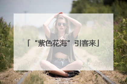 “紫色花海”引客来