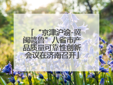 “京津沪渝-冀闽赣鲁”八省市产品质量可靠性创新会议在济南召开