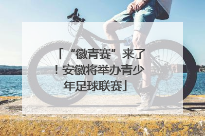 “徽青赛”来了！安徽将举办青少年足球联赛