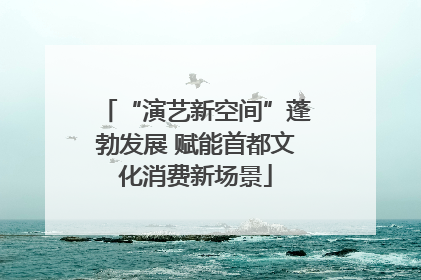 “演艺新空间”蓬勃发展 赋能首都文化消费新场景