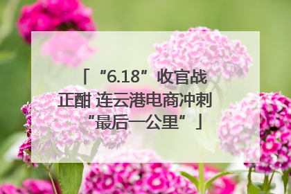 “6.18”收官战正酣 连云港电商冲刺“最后一公里”