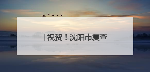 祝贺！沈阳市复查确认继续保留全国文明城市荣誉称号