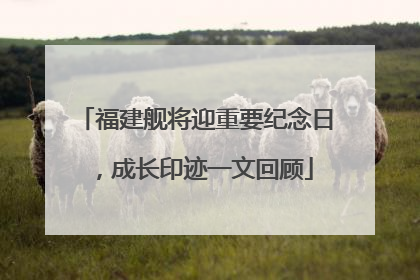 福建舰将迎重要纪念日，成长印迹一文回顾