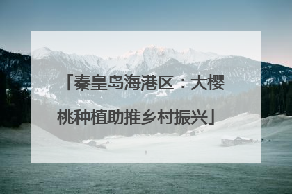 秦皇岛海港区：大樱桃种植助推乡村振兴