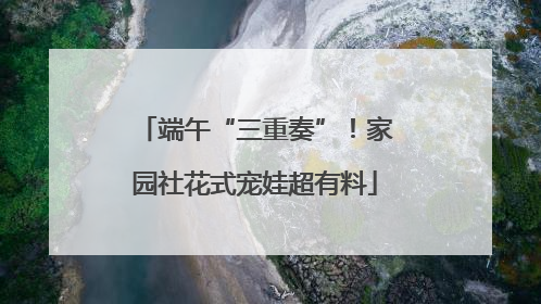 端午“三重奏”！家园社花式宠娃超有料