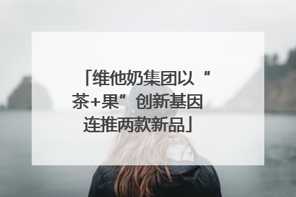 维他奶集团以“茶+果”创新基因连推两款新品