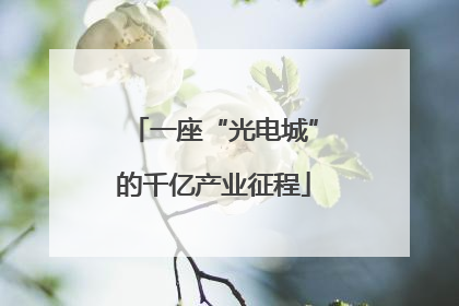 一座“光电城”的千亿产业征程