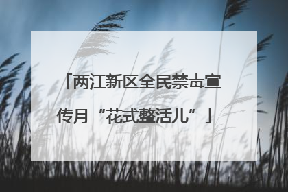 两江新区全民禁毒宣传月“花式整活儿”