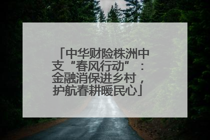 中华财险株洲中支“春风行动”：金融消保进乡村，护航春耕暖民心