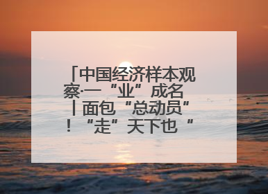 中国经济样本观察·一“业”成名丨面包“总动员”！“走”天下也“香”家乡