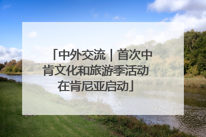 中外交流｜首次中肯文化和旅游季活动在肯尼亚启动