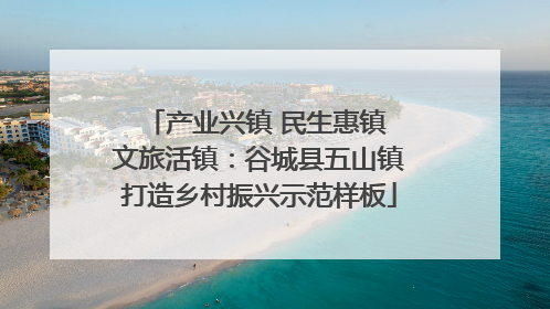 产业兴镇 民生惠镇 文旅活镇：谷城县五山镇打造乡村振兴示范样板
