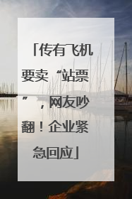 传有飞机要卖“站票”，网友吵翻！企业紧急回应