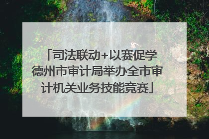 司法联动+以赛促学 德州市审计局举办全市审计机关业务技能竞赛