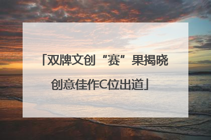 双牌文创“赛”果揭晓 创意佳作C位出道