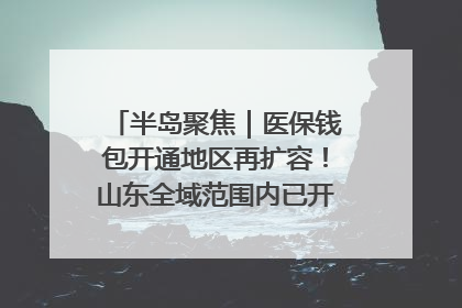 半岛聚焦｜医保钱包开通地区再扩容！山东全域范围内已开通，有何用处？如何操作？速戳→