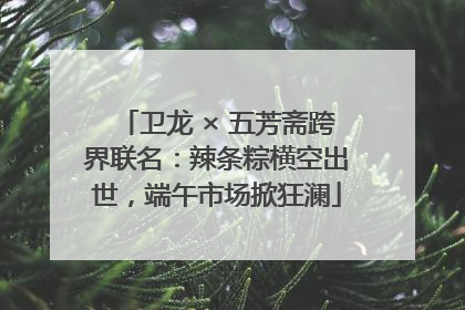 卫龙 × 五芳斋跨界联名：辣条粽横空出世，端午市场掀狂澜