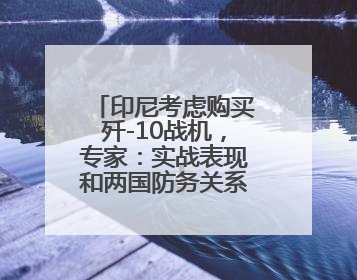 印尼考虑购买歼-10战机，专家：实战表现和两国防务关系深化是主因