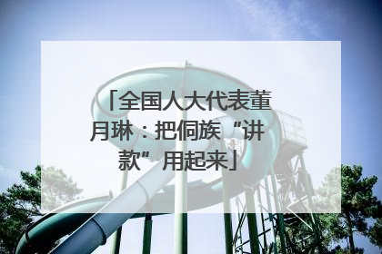 全国人大代表董月琳：把侗族“讲款”用起来