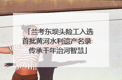 兰考东坝头险工入选首批黄河水利遗产名录 传承千年治河智慧