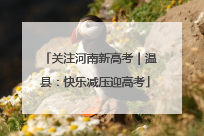 关注河南新高考｜温县：快乐减压迎高考