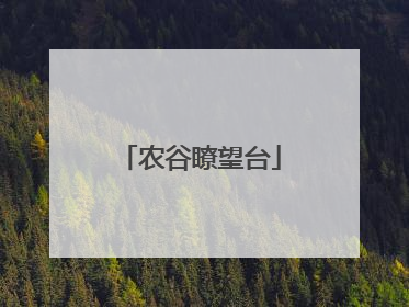 农谷瞭望台