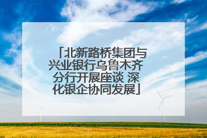 北新路桥集团与兴业银行乌鲁木齐分行开展座谈 深化银企协同发展