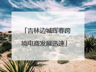 吉林边城珲春跨境电商发展迅速