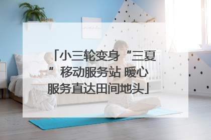 小三轮变身“三夏”移动服务站 暖心服务直达田间地头
