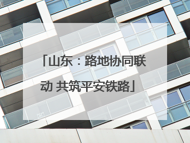 山东：路地协同联动 共筑平安铁路