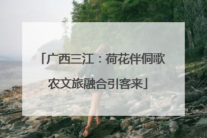 广西三江：荷花伴侗歌 农文旅融合引客来