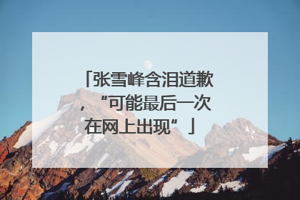 张雪峰含泪道歉，“可能最后一次在网上出现”