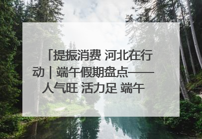 提振消费 河北在行动｜端午假期盘点——人气旺 活力足 端午经济“热浪”迭起