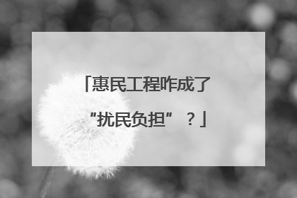 惠民工程咋成了“扰民负担”？
