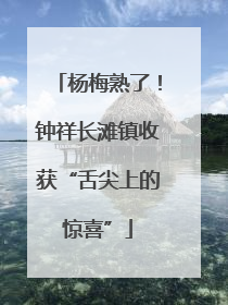 杨梅熟了！钟祥长滩镇收获“舌尖上的惊喜”