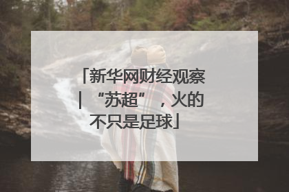 新华网财经观察｜“苏超”，火的不只是足球