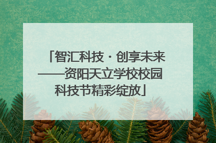 智汇科技・创享未来——资阳天立学校校园科技节精彩绽放