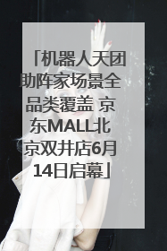 机器人天团助阵家场景全品类覆盖 京东MALL北京双井店6月14日启幕