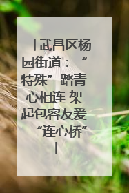 武昌区杨园街道：“特殊”踏青心相连 架起包容友爱“连心桥”