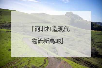河北打造现代物流新高地