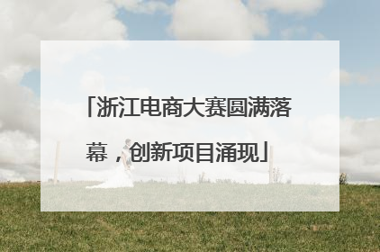 浙江电商大赛圆满落幕，创新项目涌现