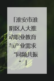 淮安市淮阴区人大推动职业教育与产业需求“同频共振”