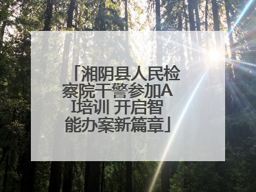 湘阴县人民检察院干警参加AI培训 开启智能办案新篇章