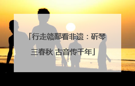 行走赣鄱看非遗：斫琴三春秋 古音传千年