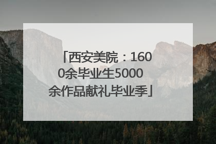 西安美院：1600余毕业生5000余作品献礼毕业季