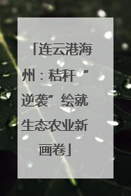 连云港海州：秸秆“逆袭”绘就生态农业新画卷