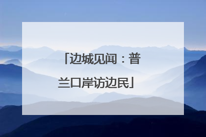 边城见闻：普兰口岸访边民